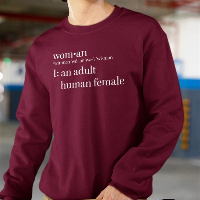 Definition Of Woman An Adult Human Female Hooded