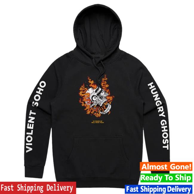 Official 24Hundred Violent Soho Hungry Ghost Anniversary Sweaters Black 24 Hundred