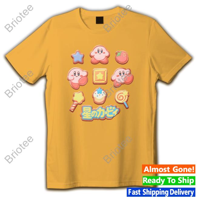 Nintendo Kirby Cookie Icons Hoodie Shirt Kirby Informer