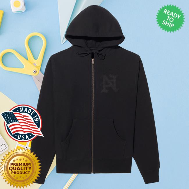 Official Noah Merch Store Split Popover Sweatshirt Black Noah Clothing Shop Apparel