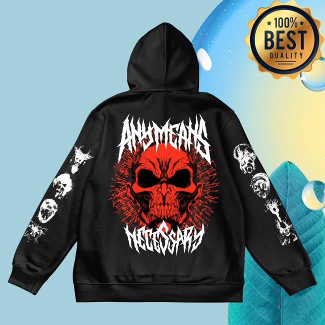 Official Any Means Necessary Clothing Vampire God Crewneck Black