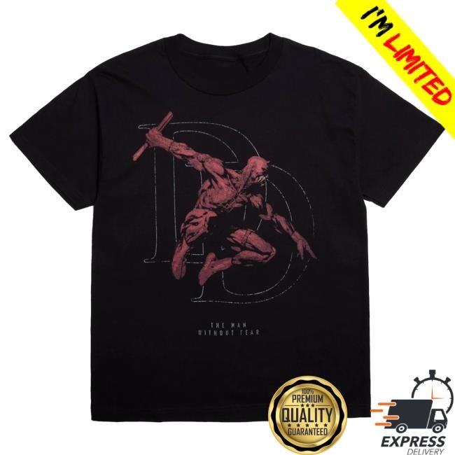 Official Heroes And Villains Forge Series Marvel Daredevil Without Fear Forge T Shirt