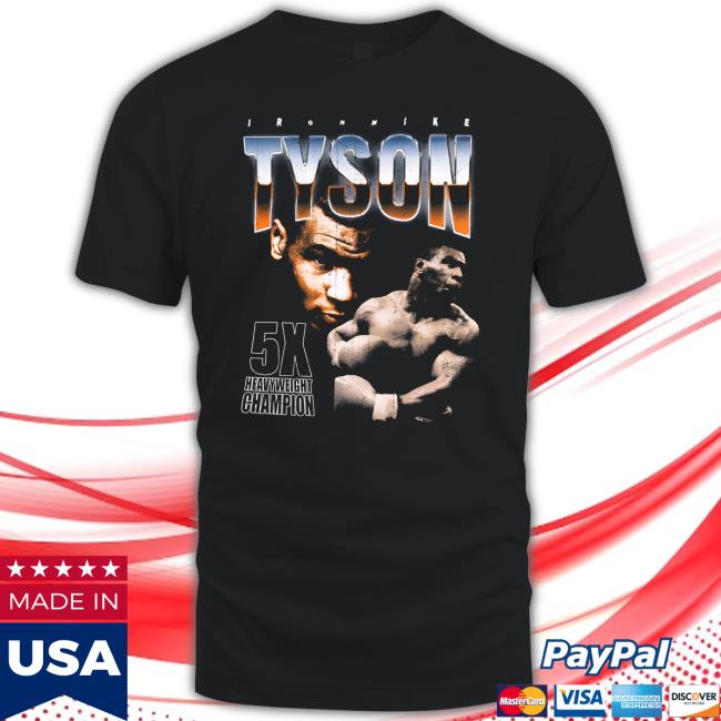 Mike Tyson Chrome Heavyweight Champ Tee