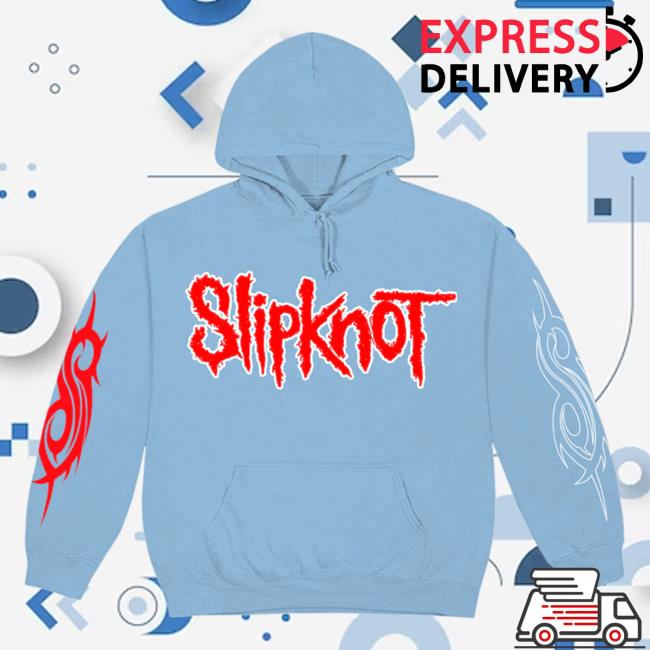 Official Slipknot Merch Store Slipknot Slipknot Logo '22 Tour Blue Crew neck Slipknotmerch Apparel Clothing Shop