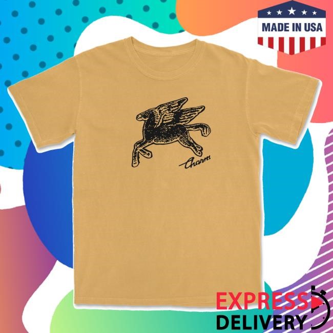 Clairo Official Merch Store Charm Pegasus Short SleeveShirt Clairo Clothing Shop Apparel Clairo Band
