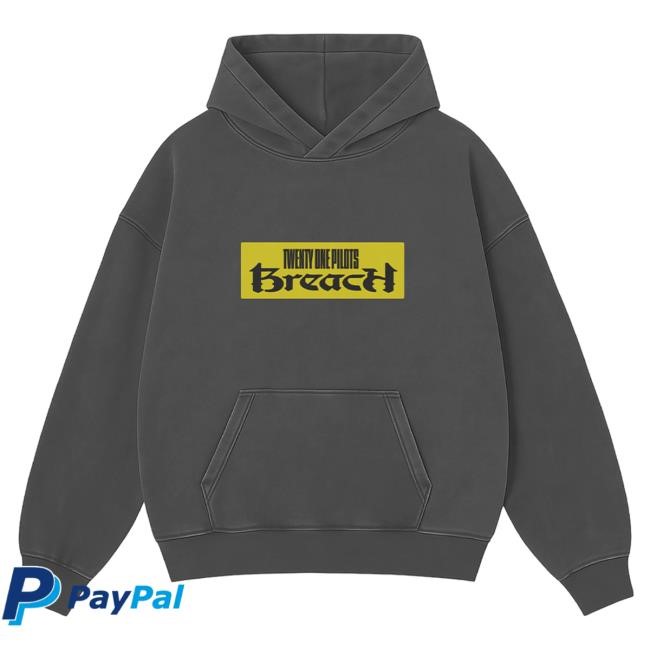 Official Twenty One Pilots Merch Store Breach Icon Logo Hoody 21 Pilots