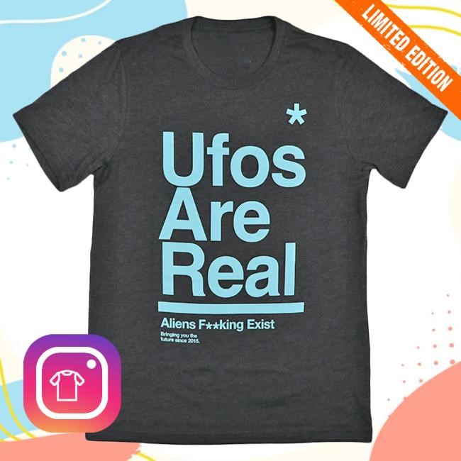 Official To The Stars Clothing Shop Store Ufos Are Real Tees Dark Grey/Heather