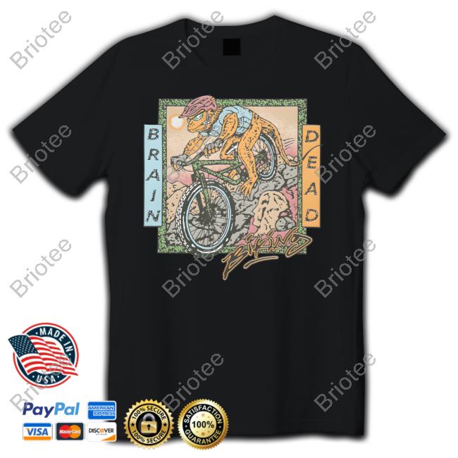 Weare Brain Dead Equipment Bike Lizard Shirt