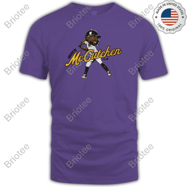 Breakingt Merch Andrew Mccutchen Caricature Crewneck Sweatshirt