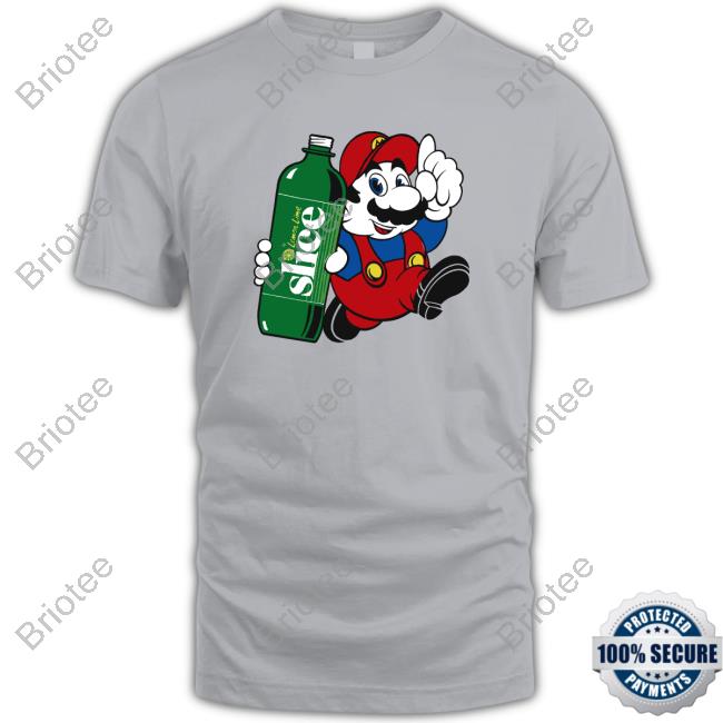 Lemon Lime Slice Super Mario Official Long Sleeve Tee White