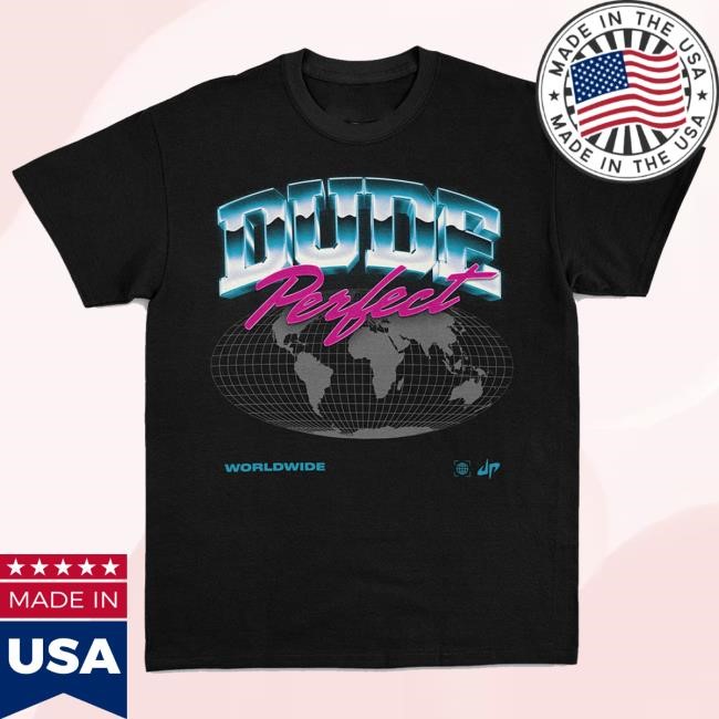 Dude Perfect Worldwide Overglow Tee Shirt