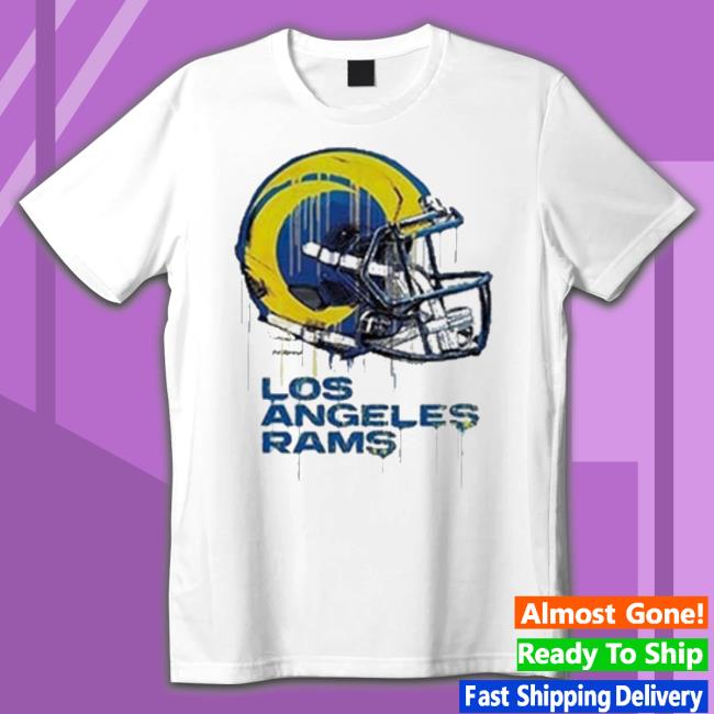 Los Angeles Rams Helmet Poster Hoodie