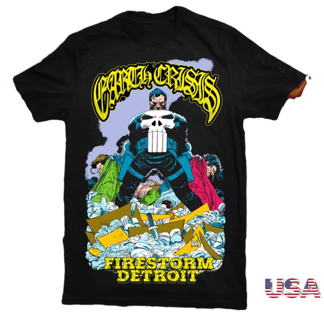 Earth Crisis Merch Firestorm Detroit Long Sleeve Shirt