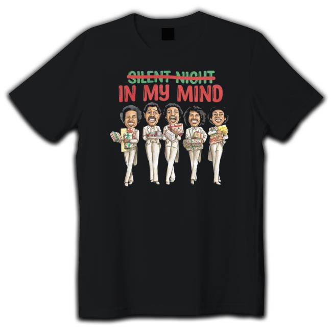 Official Dr. Kanisha L. Hall Silent Night In My Mind Christmas Tee Shirt