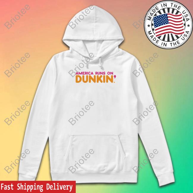 Ben's Plaid Shirt America Runs On Dunkin Shirt