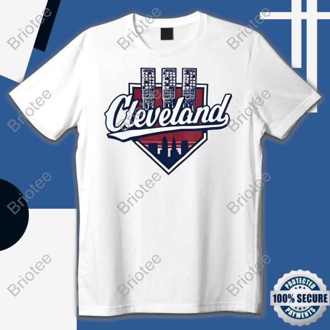 Cleveland Baseball Lights Beige New Shirt