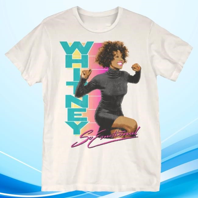 Official Whitney Houston Clothing Store Shop Whitney Houston Whitney Houston So Emotional Vintage Top Shirt