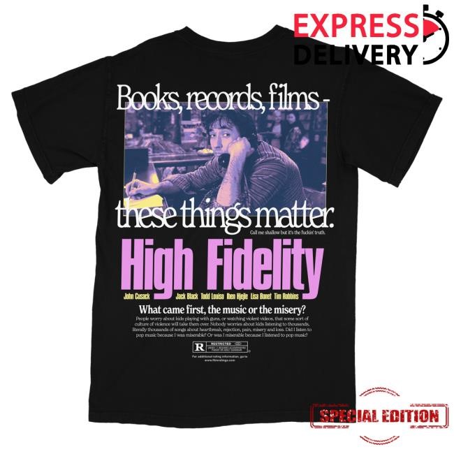 Official Studiohouse Designs Top Five Records Tshirt