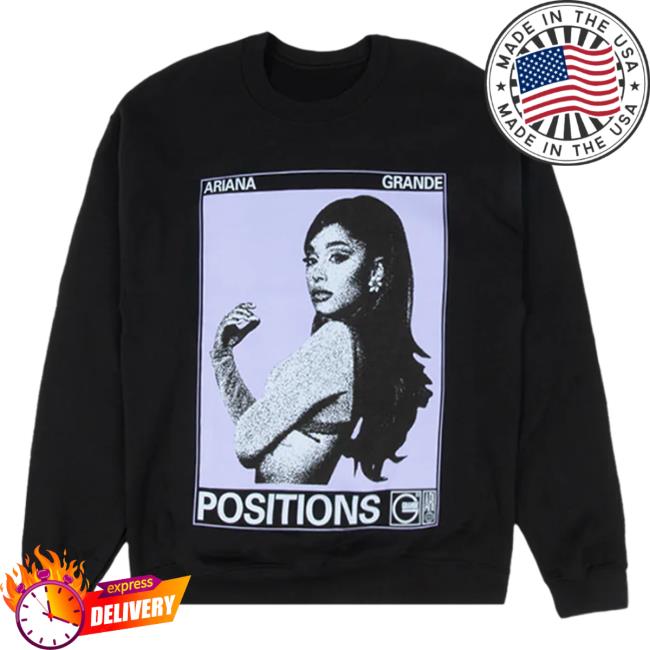 Official Ariana Grande Apparel Clothing Merch Store Positions Photo Sweater Ariana Grande Shop