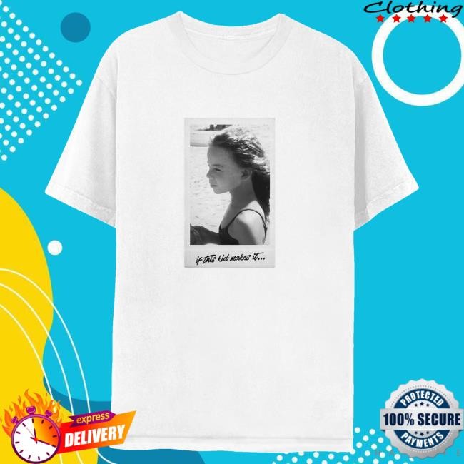 Mariah Carey “If This Kid Makes It…” White Short Sleeve