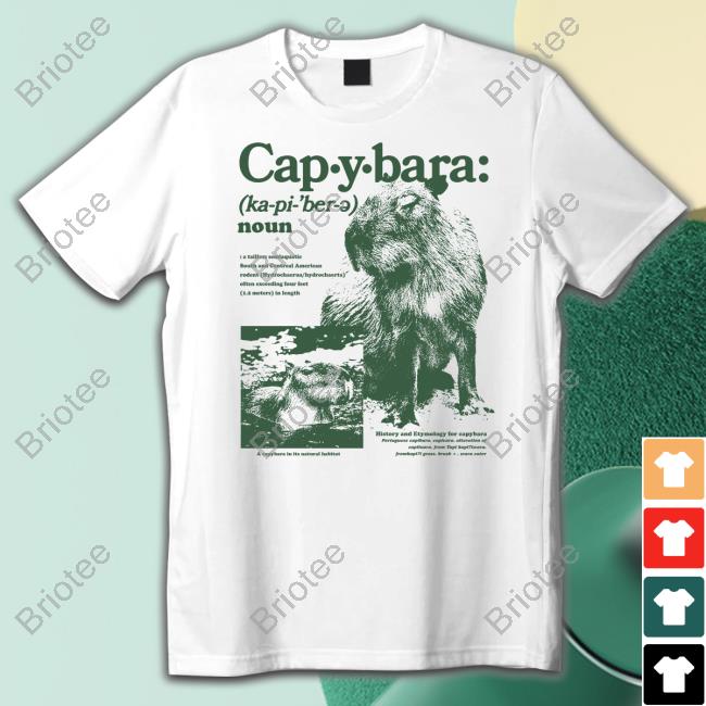 Capybara Defined Kapybara007 Shirt