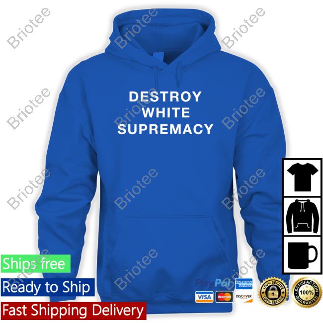 Ali Besiroglu Destroy White Supremacy Long Sleeve Tee Shirt