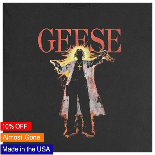 Official Hello Merch Geese Holy Figure Tshirt