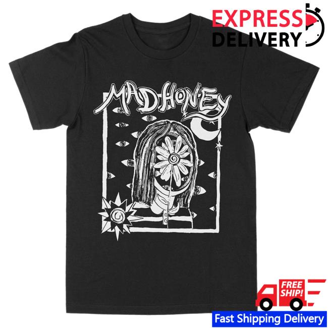 Death Wish Store Deathwish Inc Mad Honey Flower Head Black Tee Deathwishinc