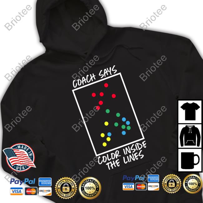 Miami Marlins Coach Says Color Inside The Lines T Shirt