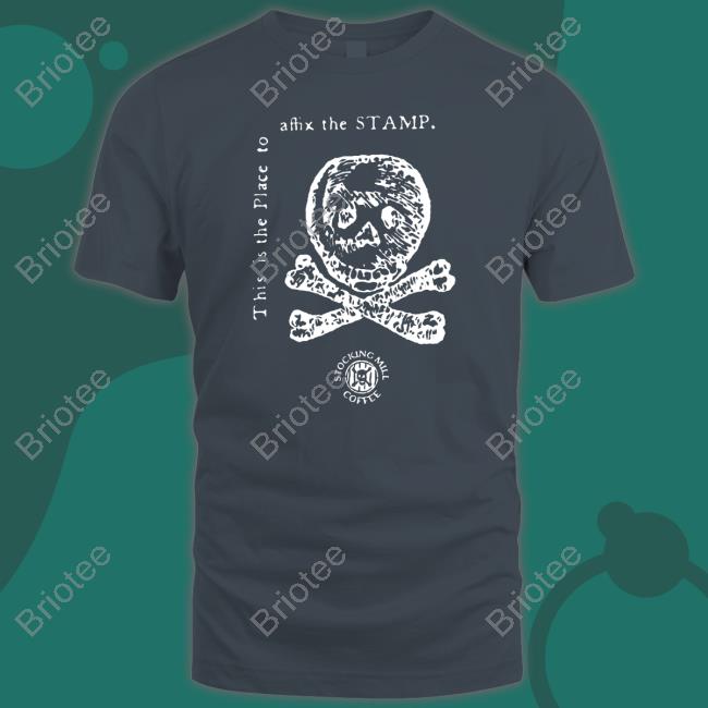 Stocking Mill Coffee This Is The Place To Aftix The Stamp Long Sleeve T-Shirt
