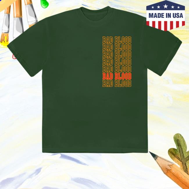 Official Flatspot Records Merch Bad Blood Stack Long Sleeve T Shirt