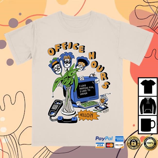 Official Merch Table Office Flowers Shirt (Natural) Merchtable