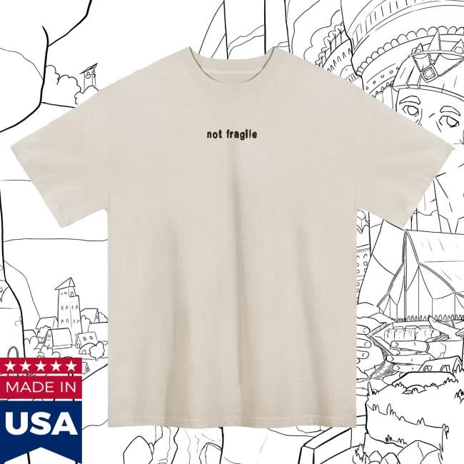 Official Christina Grimmie Not Fragile Oversized Premium Grunge Tee
