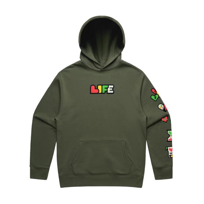 Life Series Merch Life Logo Hooded Sweatshirt