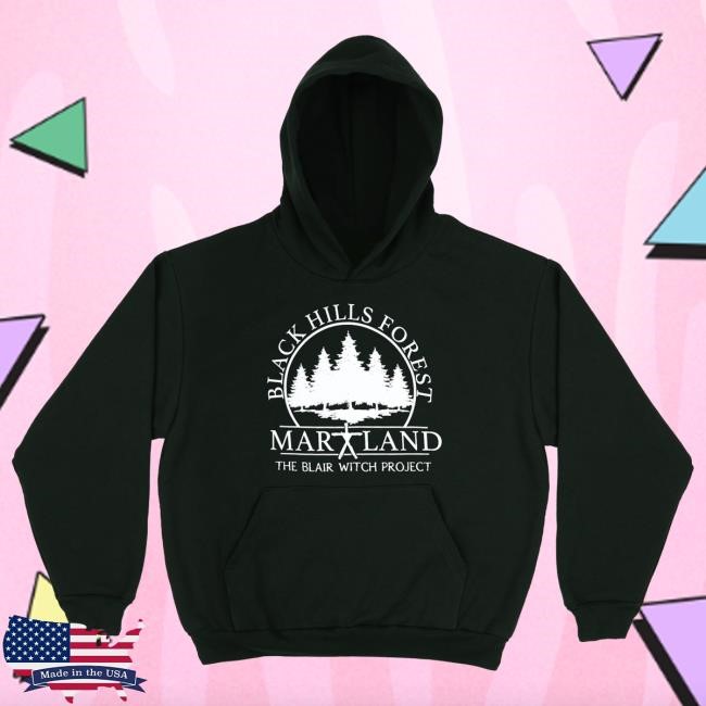 Official Online Ceramics Shop The Blair Witch "Black Hills Forest" Green Hoody