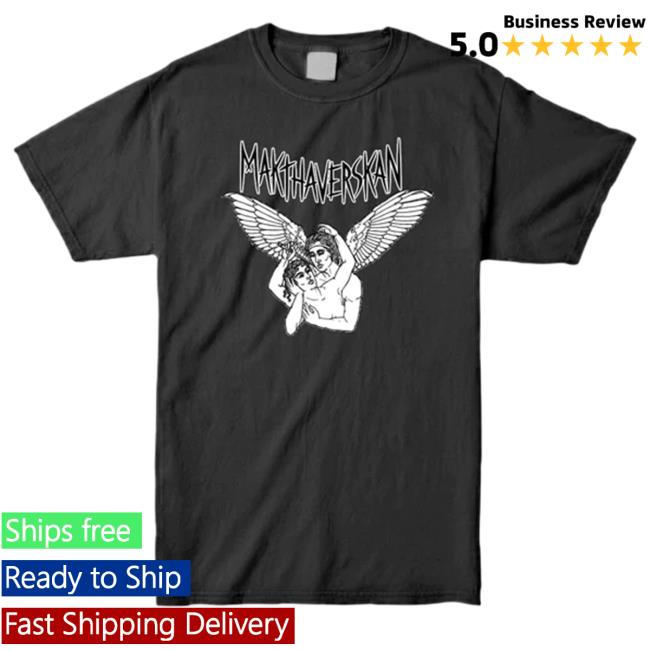 Run For Cover Records Store Makthaverskan Angel Tee Shirt