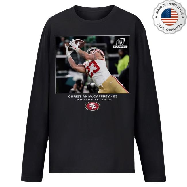 NFL Wild Card McCaffrey 49ers Tee for BT Fit Fans