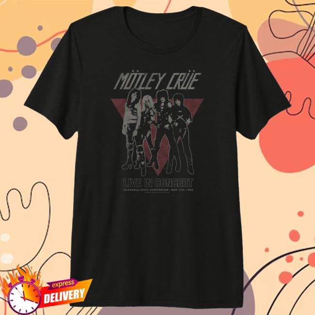 Mötley Crüe - Vintage Glendale Tank Top Hot Shirt Motley Crue Official