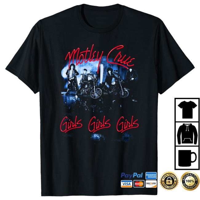 Mötley Crüe - Girls Girls Tracklist Sweatshirts Motley Crue Official