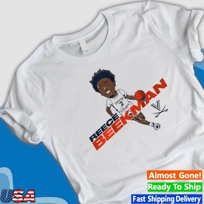 Official Virginia basketball reece beekman caricature Hooded Sweatshirt