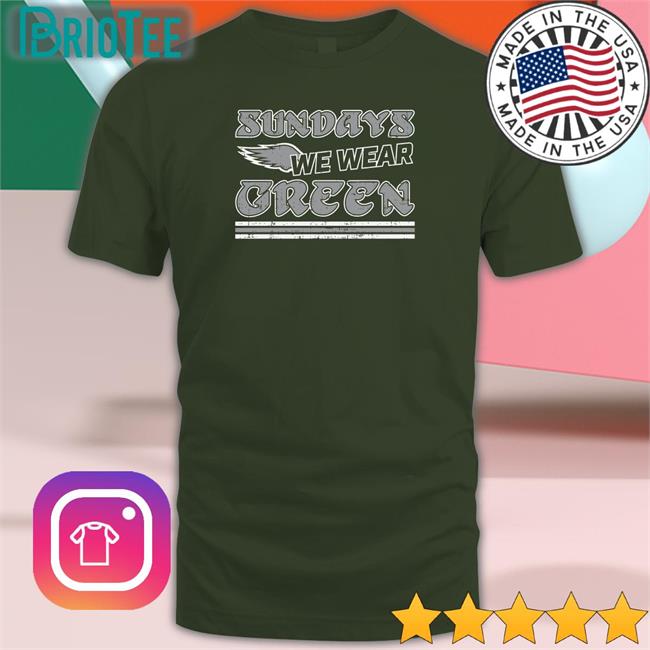 Philly Shirt Shop Sundays We Wear Green Long Sleeve Kate Scott