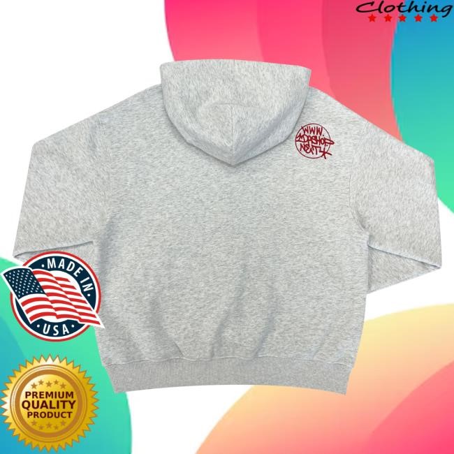 Official Ida Shop Plaid (Red) Zip Up Htr Grey Pullover Hoodie