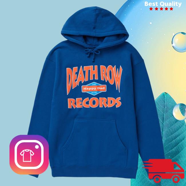 Happy Dad Hard Seltzer Clothing Store Shop Happy Happy Dad X Death Row Collab Pullover Hoodie Royal HappyDad Merch