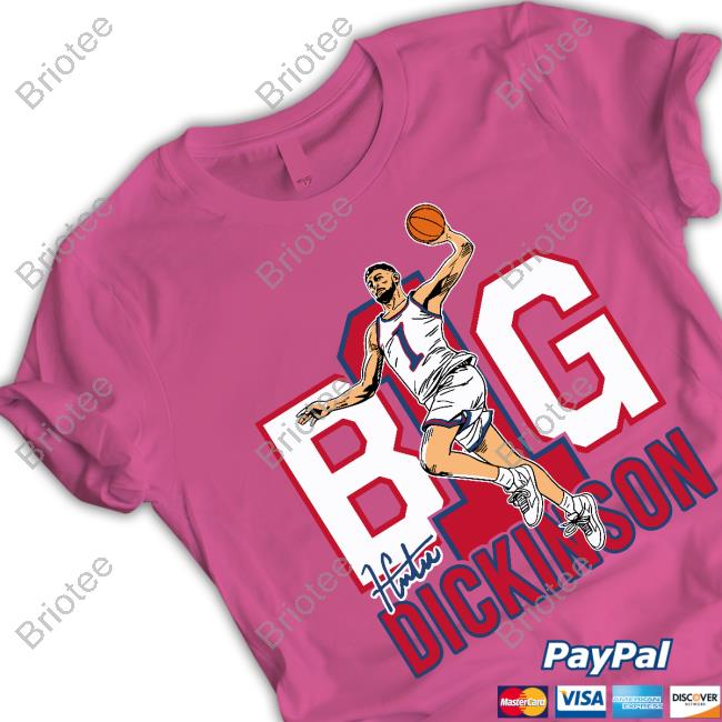 Hunter Big Dickinson T Shirt Kansas Jayhawks Hunter Big Dickinson Shirt