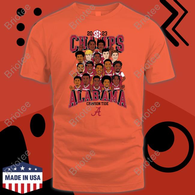 2023 Sec Champs Alabama Crimson Tide Shirt White