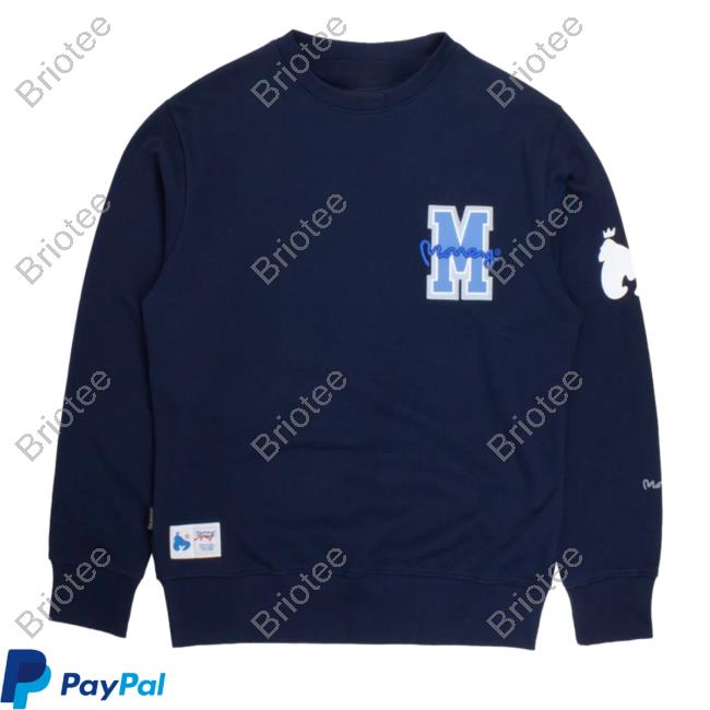 Official Money Clothing Big M Hoody Navy
