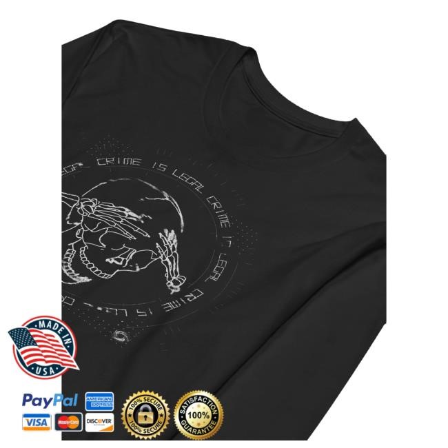 Coffeezilla Crime is Legal Long Sleeve Tee Coffeezilla Merch Official