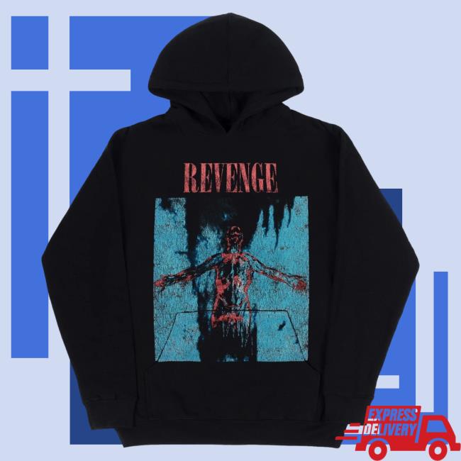 Official Revenge XXXTentacion Apparel Clothing Store Shop Revenge Sliver Hooded Sweatshirt XXX Tentacion Merch