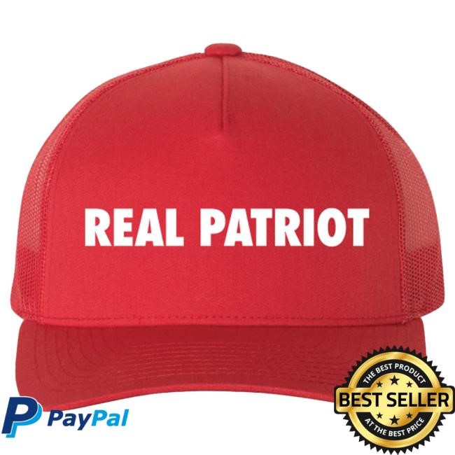 Official Gavin Newsom Store Real Patriot Hat (Red Trucker Cap)