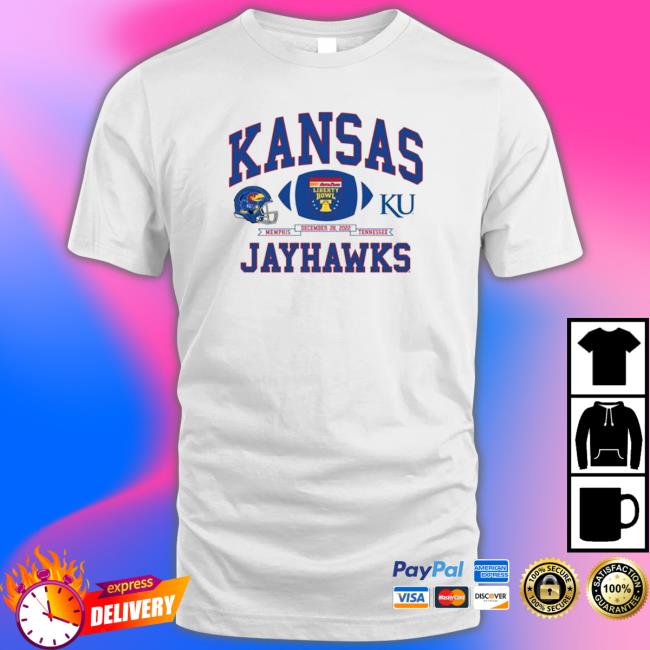Official Kansas Jayhawks 2022 Bowl helmet Hooded Sweatshirt